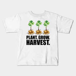 Potato farmer - Plant. Grow. Harvest. Kids T-Shirt